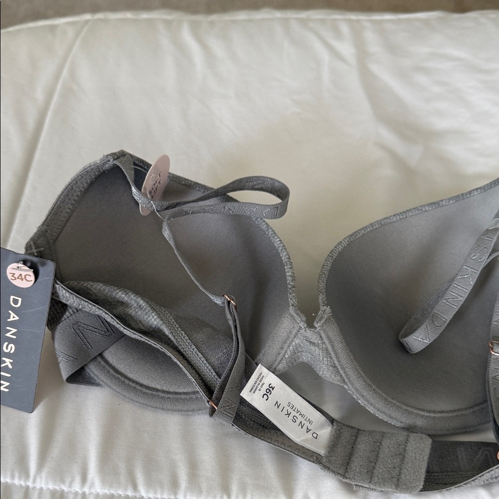 Danskin Gray Ribbed Bra - Picture 4 of 4
